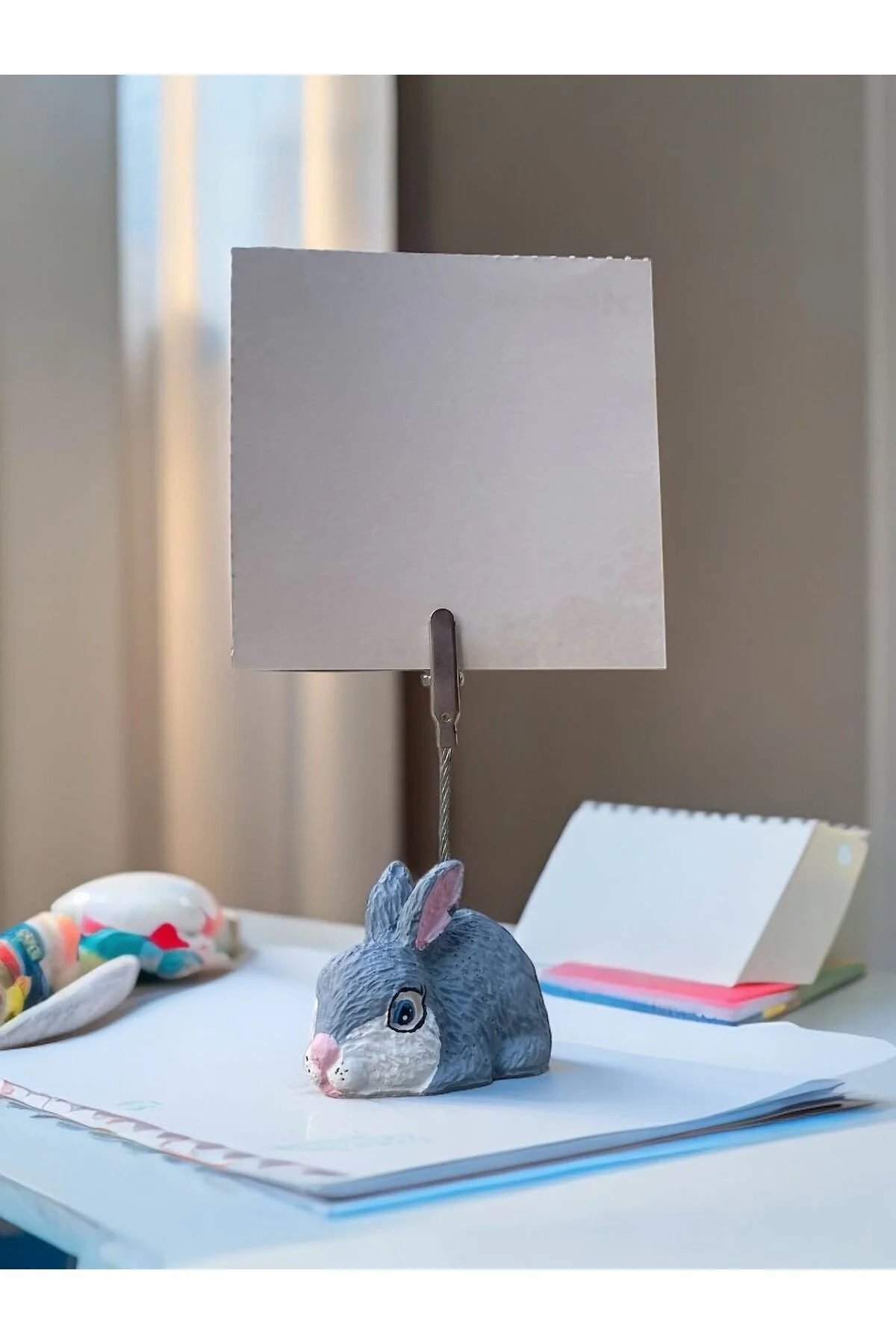 Sevimli Kawaii Tavşan Fotoğraf - Not Tutucu Hediyelik - 1. görsel