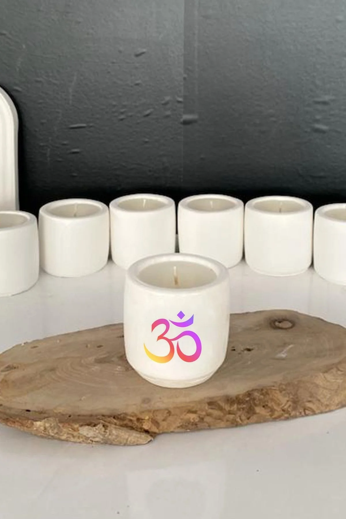 Ezoterizm Meditasyon Yoga Temalı Kokulu Mum Hediyelik Terapi no:10 - 1. görsel