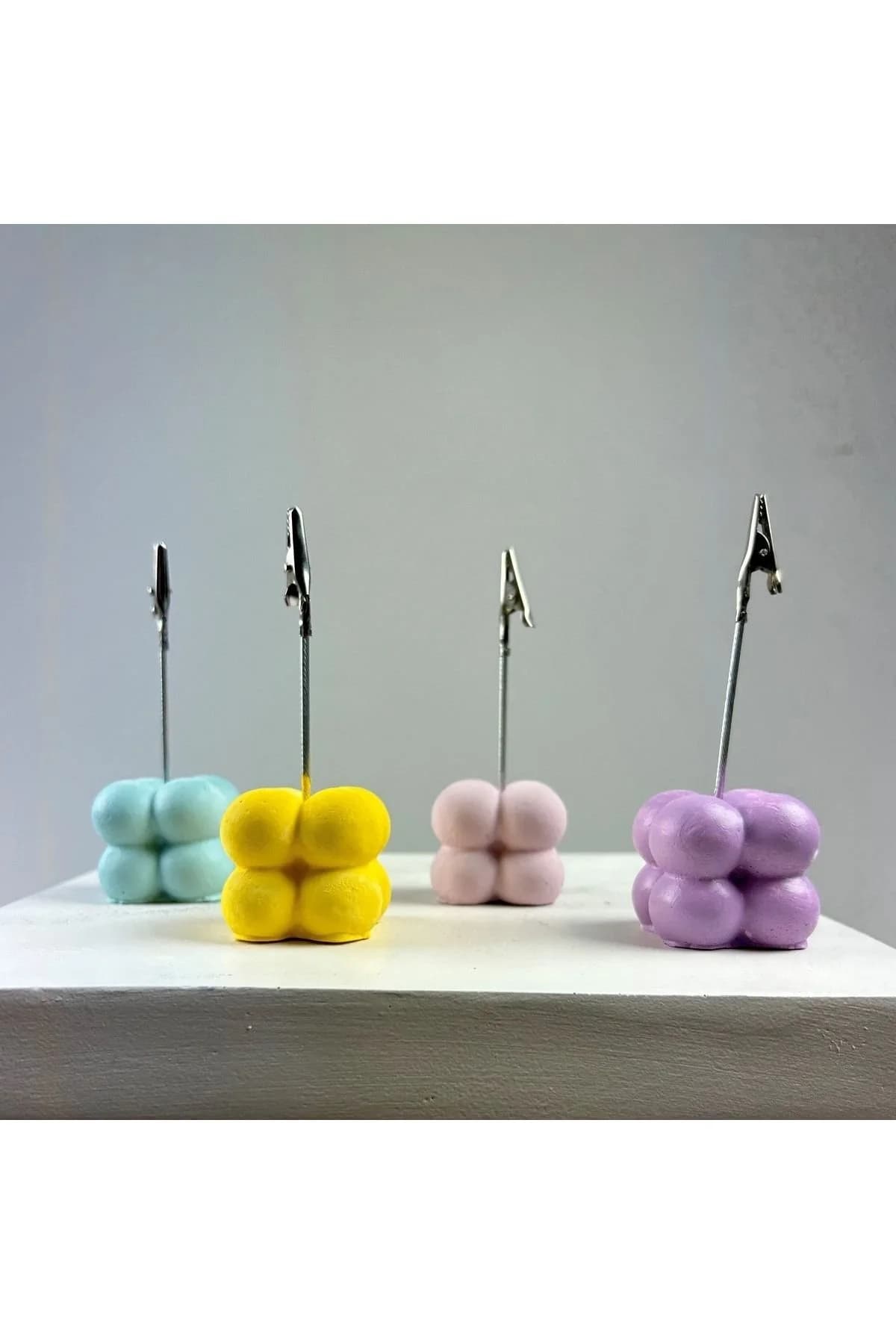 Bubble Not Tutucu 4'lü Set ( Nane - Pembe - Sarı - Lila) - 1. görsel