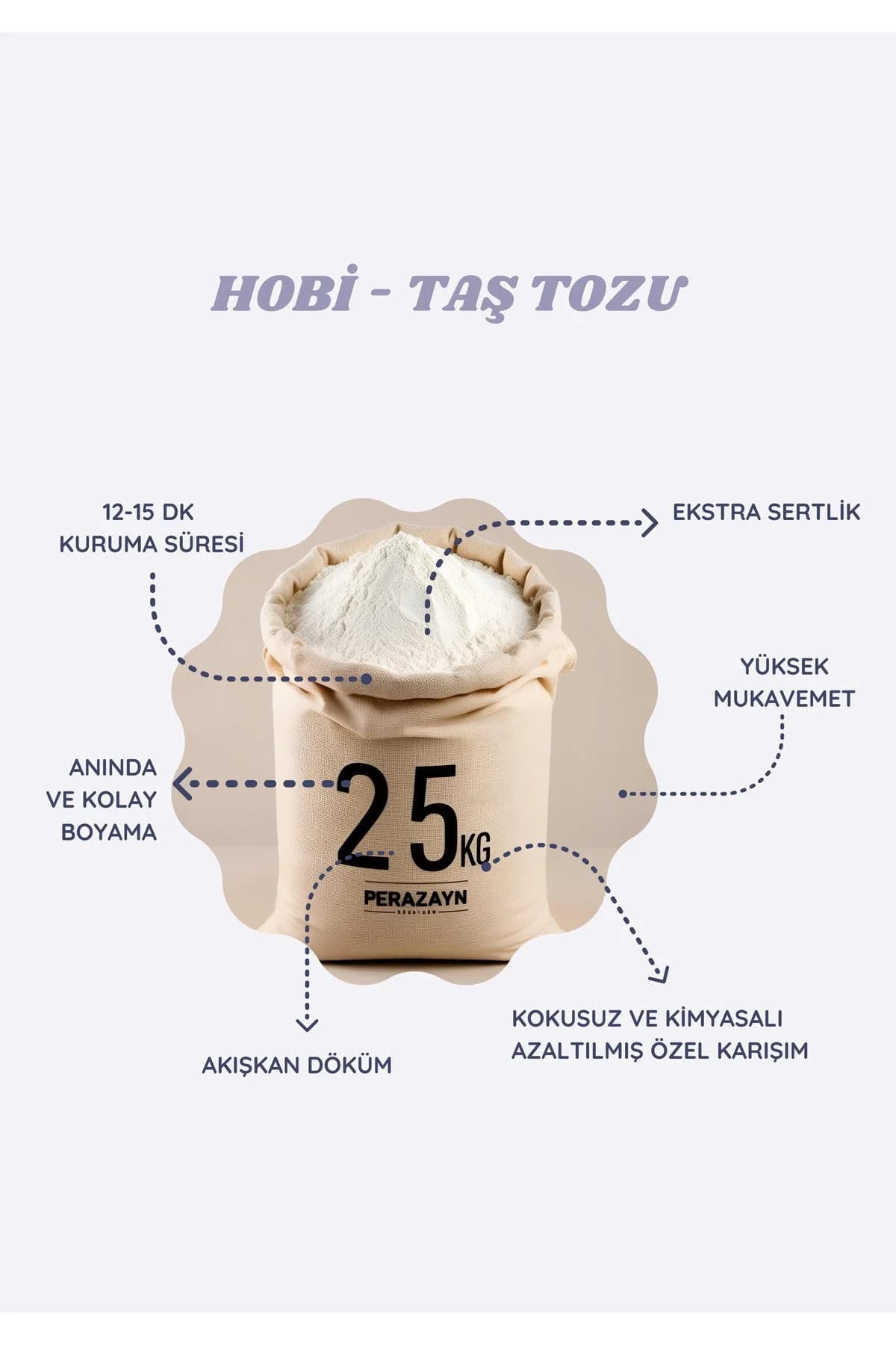 Taş Tozu Kokusuz 25kg - 1. görsel