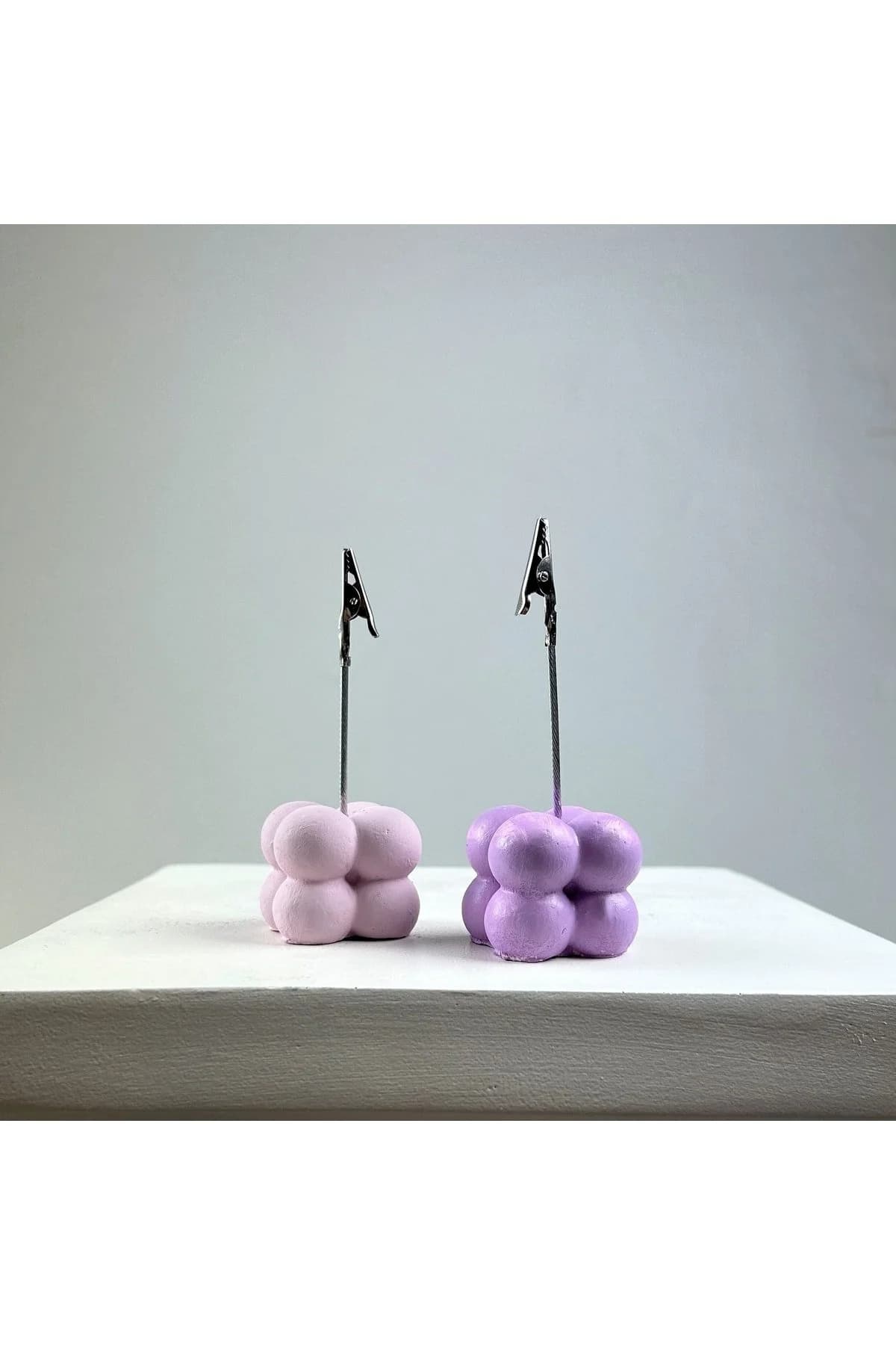 Bubble Not Tutucu 2'li Set ( Pembe - Lila ) - 1. görsel
