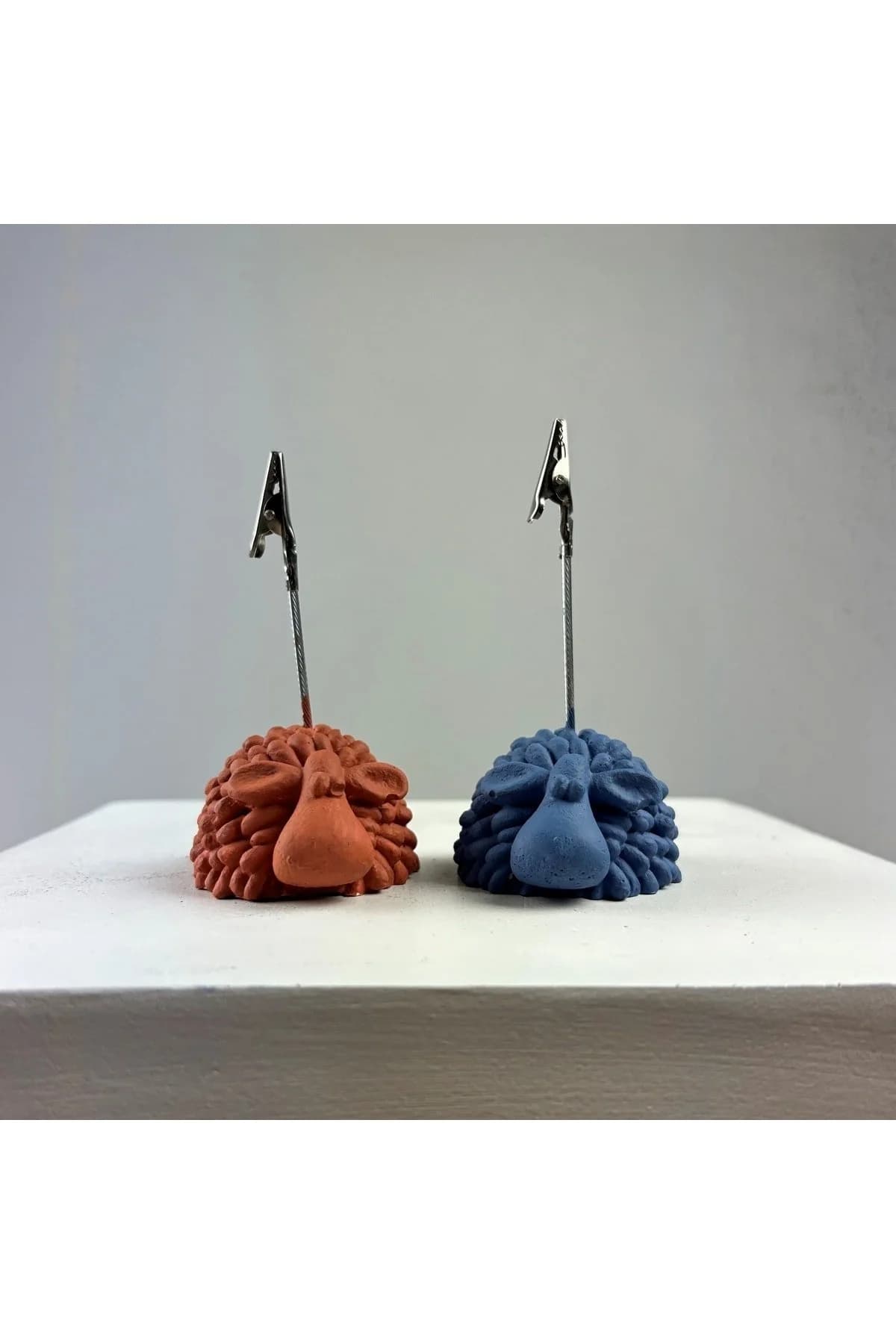 Kuzu Not Tutucu 2'li Set (gri Mavi-terracota) - 1. görsel