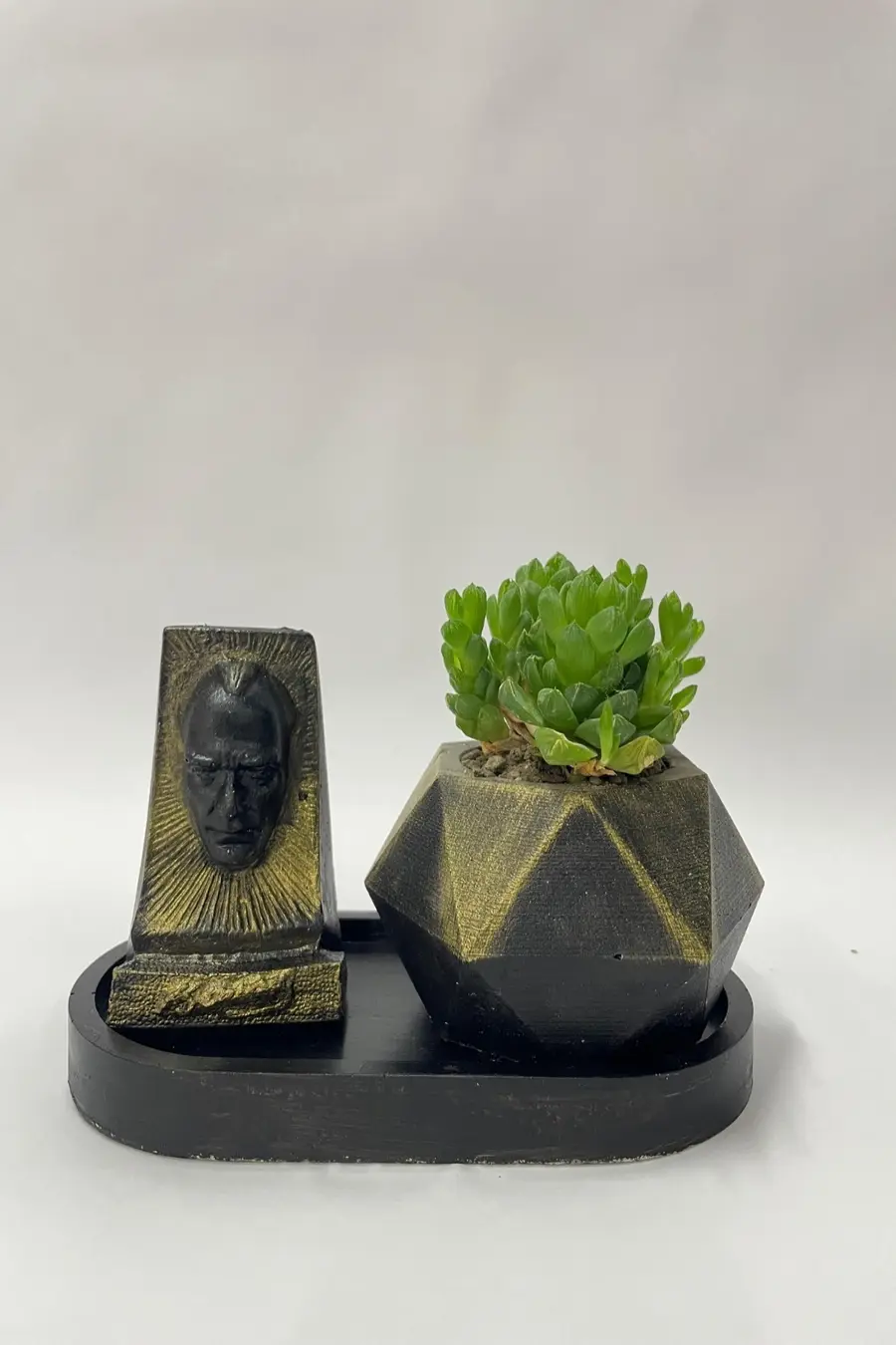 Atatürk Büstü Kalemlik Seti, Hediyelik Set, Dekoratif Masaüstü Seti - 1. görsel