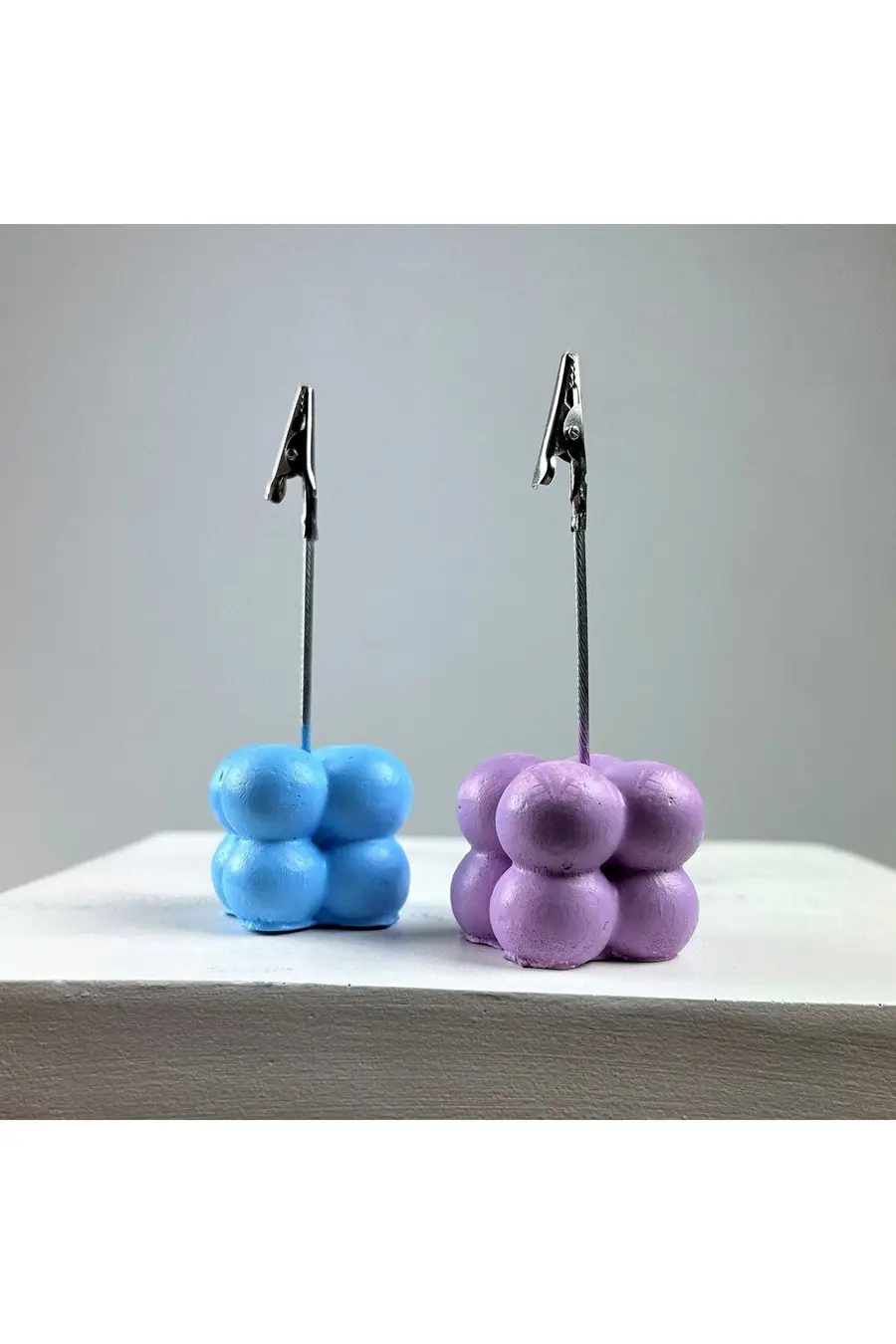 Bubble Not Tutucu 2'li Set ( Açık Mavi - Lila ) - 1. görsel