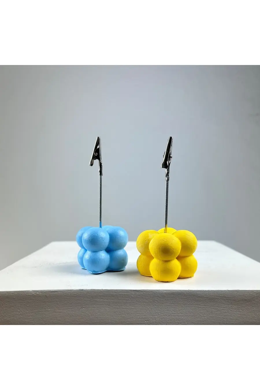 Bubble Not Tutucu 2'li Set ( Açık Mavi - Sarı ) - 1. görsel