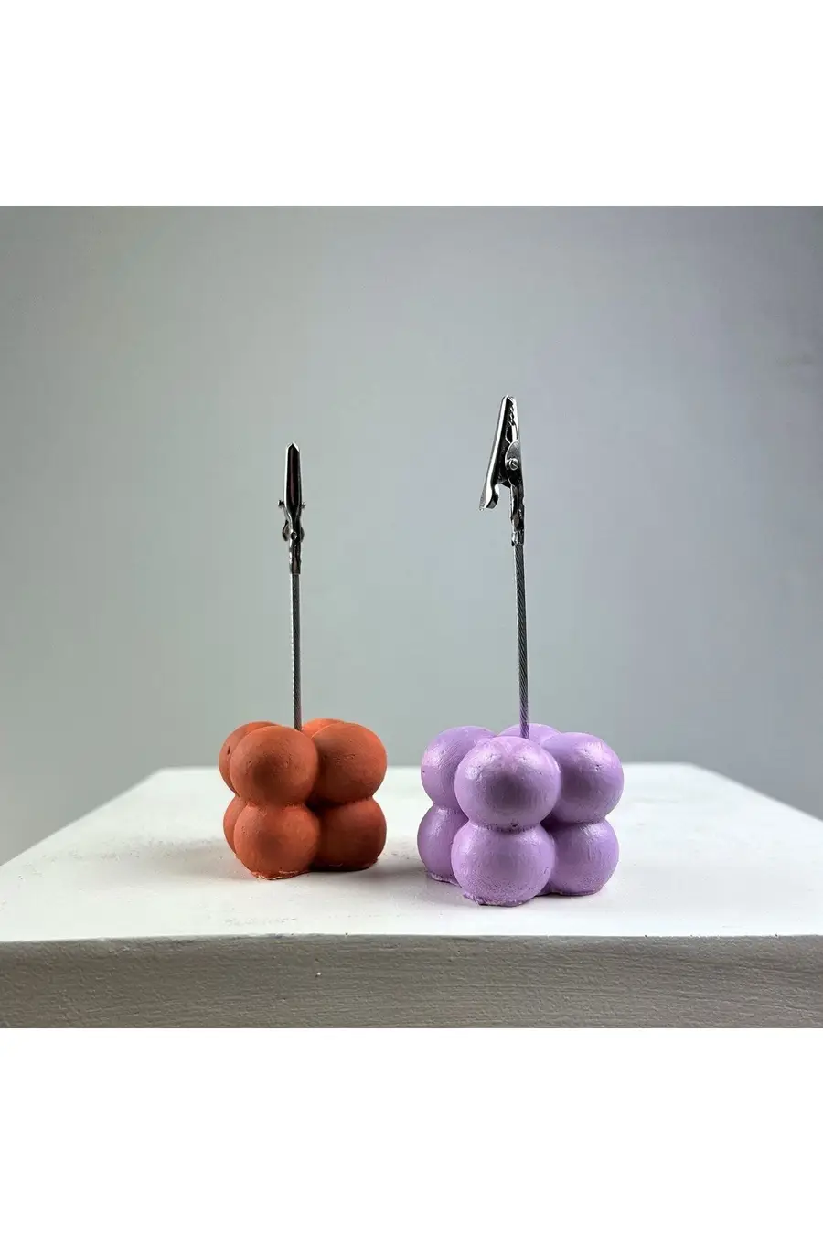 Bubble Not Tutucu 2'li Set ( Meşe - Lila ) - 1. görsel