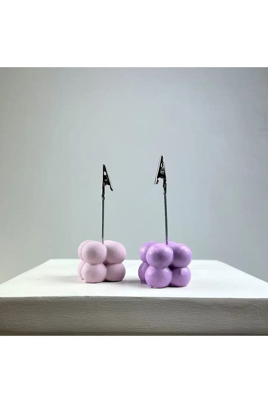 Bubble Not Tutucu 2'li Set ( Pembe - Lila ) - 1. görsel