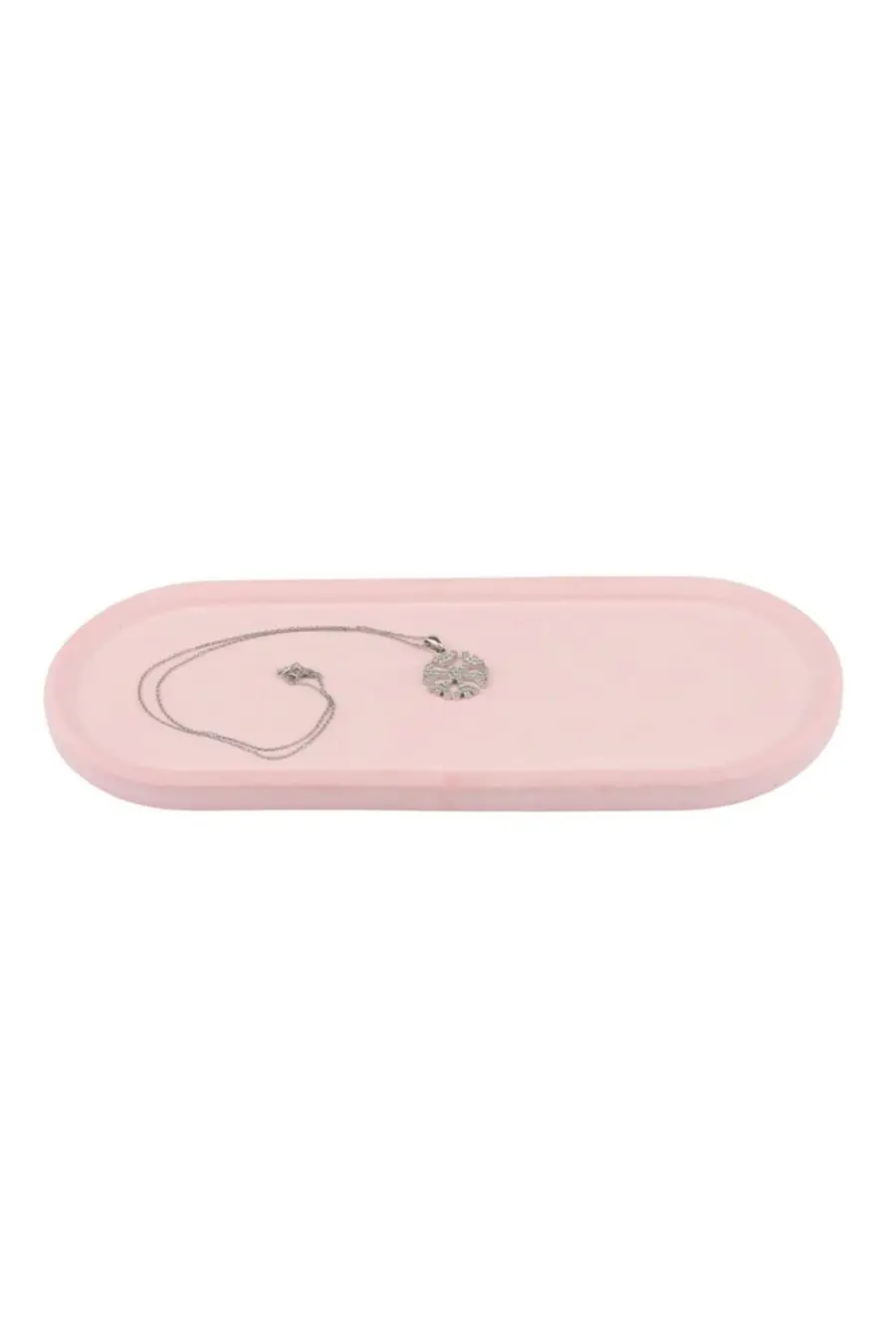 Dekoratif Oval Beton Tabak,takı,mum Organizer Tabağı - 1. görsel