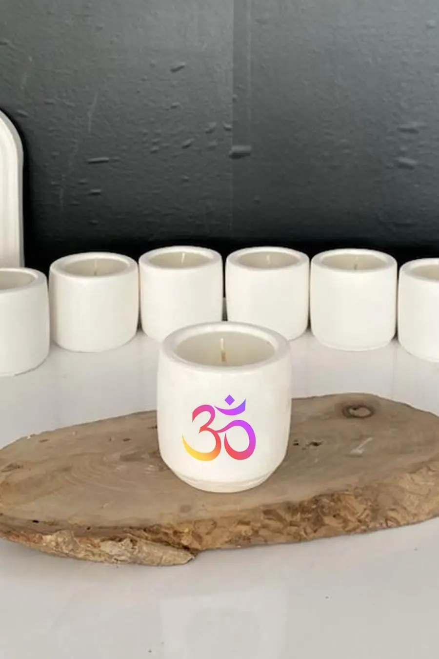 Ezoterizm Meditasyon Yoga Temalı Kokulu Mum Hediyelik Terapi no:10 - 1. görsel