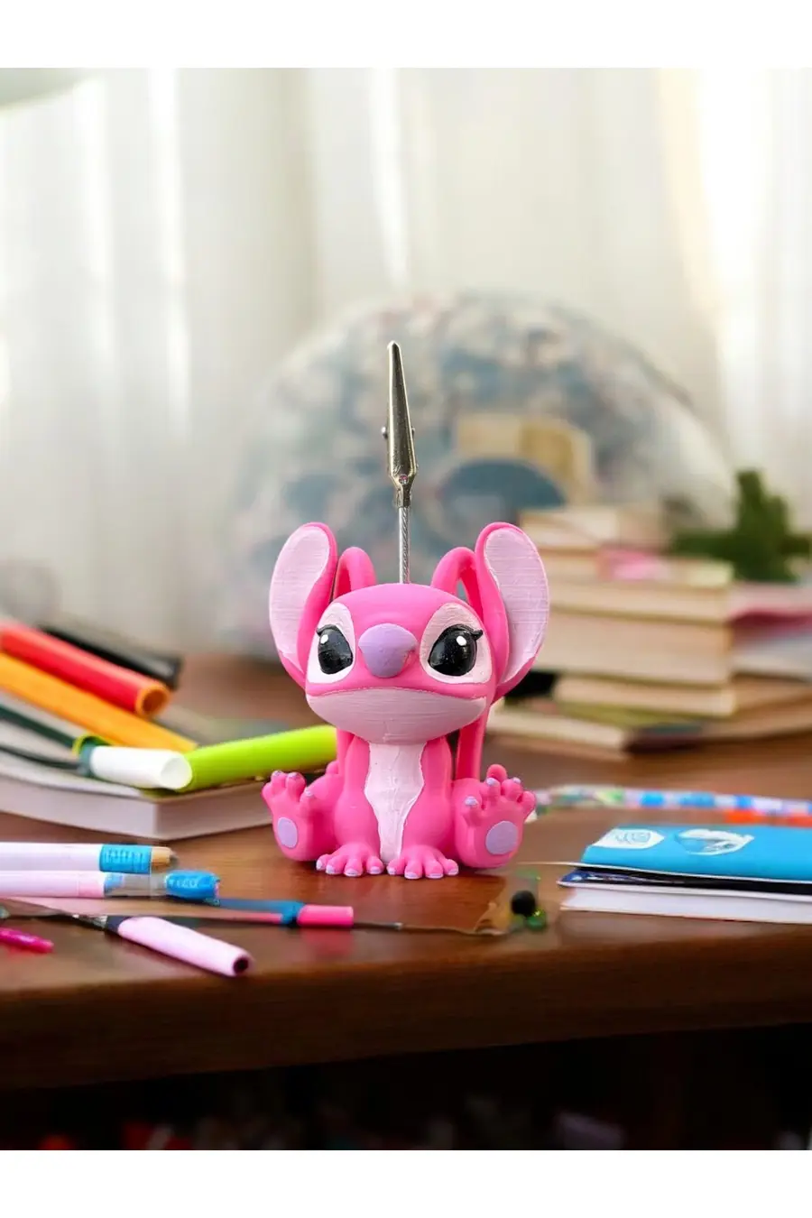 Kız Koala Temalı Kawaii PLA Fotoğraf ve Not Tutucu - Ofis Masa Not Tutacağı - 1. görsel