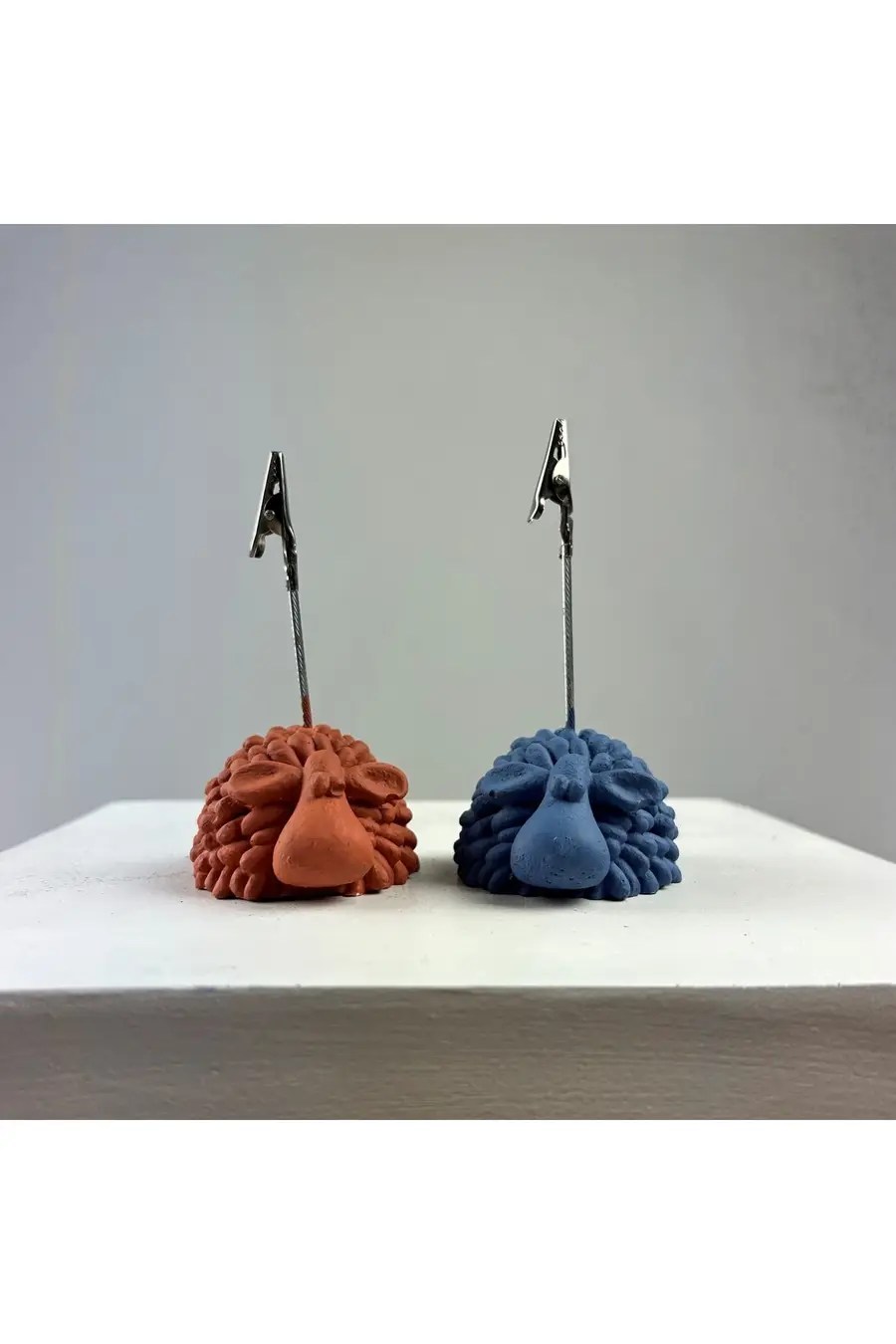 Kuzu Not Tutucu 2'li Set (gri Mavi-terracota) - 1. görsel