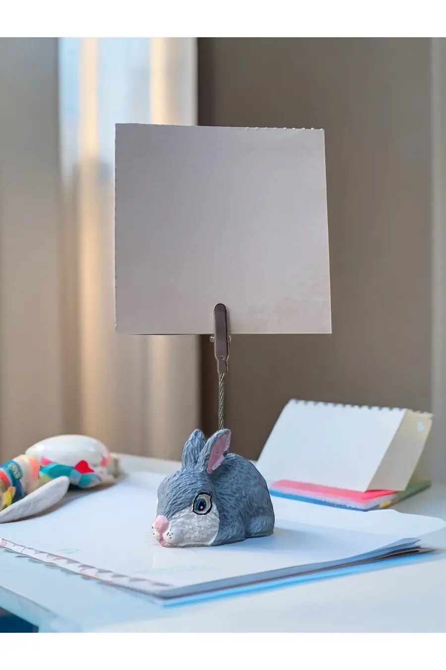 Sevimli Kawaii Tavşan Fotoğraf - Not Tutucu Hediyelik - 1. görsel