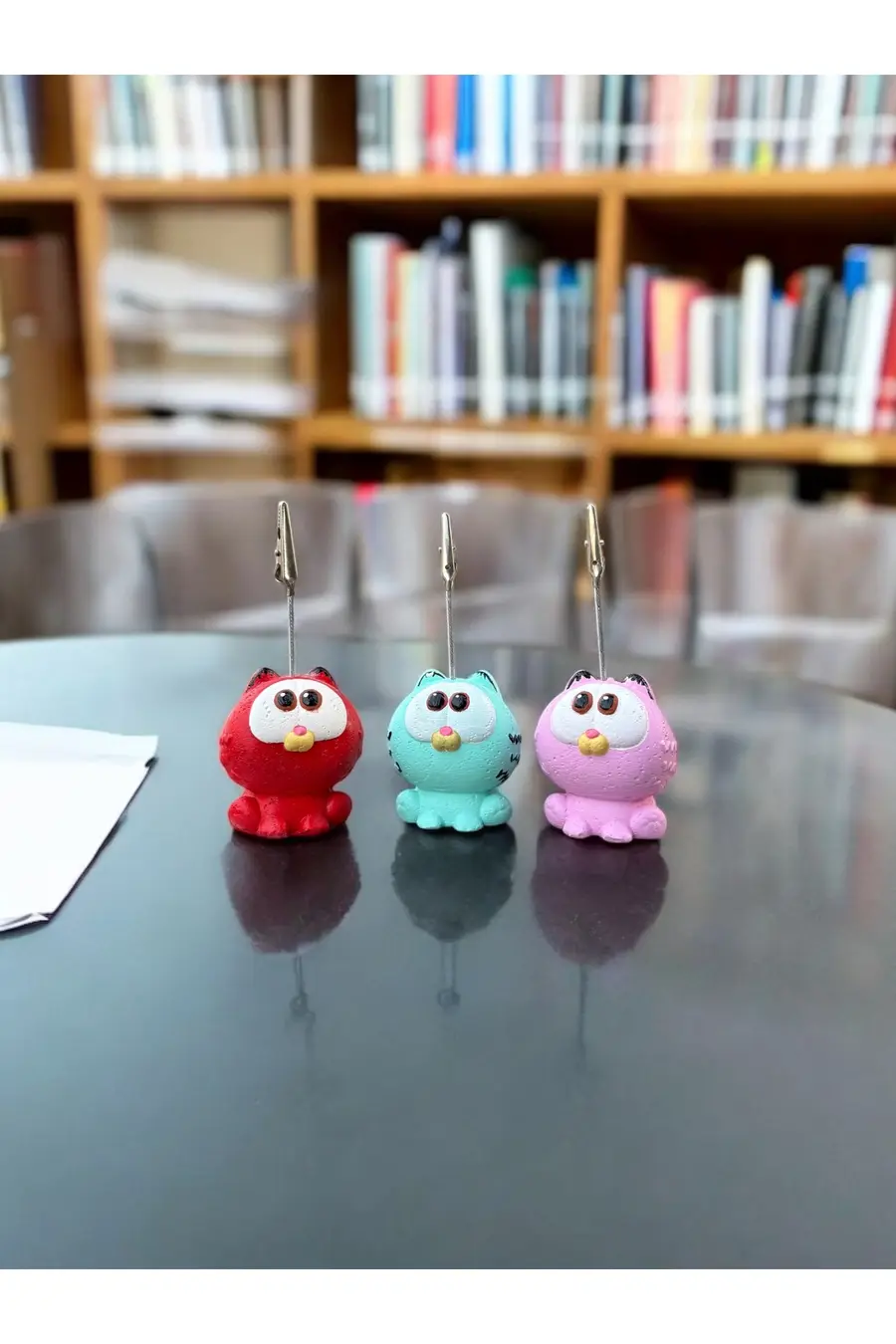 Sevimli Yaramaz Kedi Garfield Fotoğraf Not Tutucu Ofis Masası Tutacak Hediyelik - 1. görsel