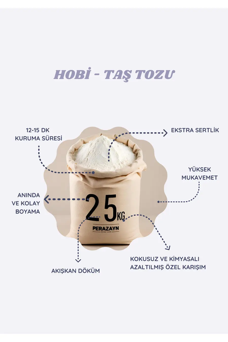 Taş Tozu Kokusuz 25kg - 1. görsel