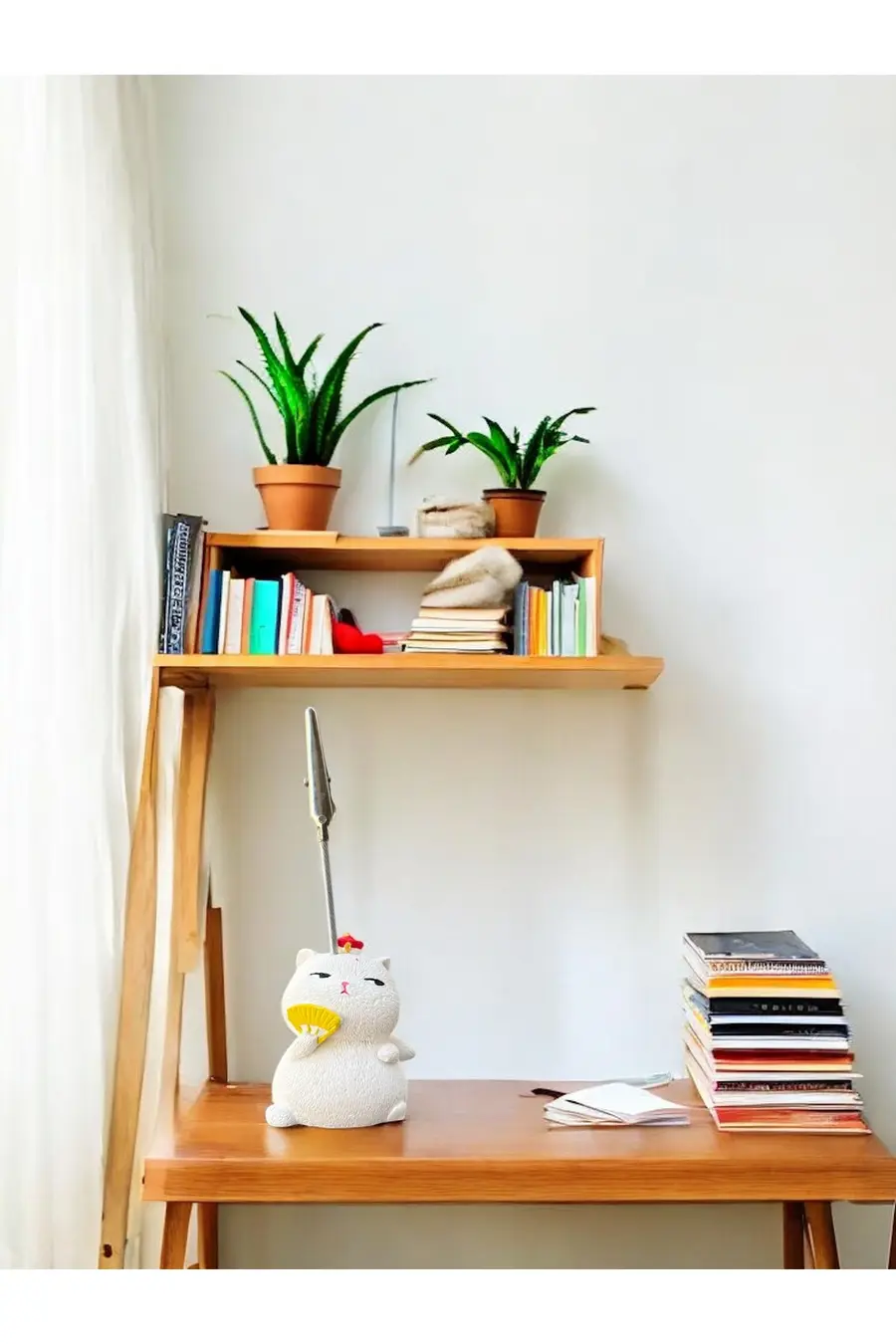 Tekli Japonya Şans Kedileri Kawaii Fotoğraf ve Not Tutucu - Ofis Masa Not Tutacağı - 1. görsel