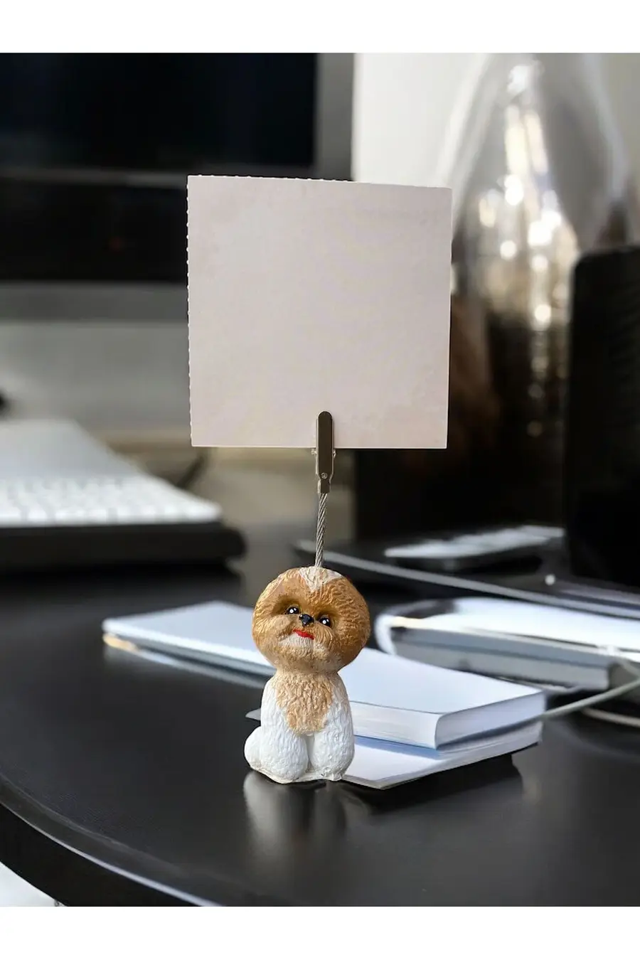 Yavru Pomeranian Sevimli Kawaii Köpek Fotoğraf Not Tutacak Hediyelik - 1. görsel