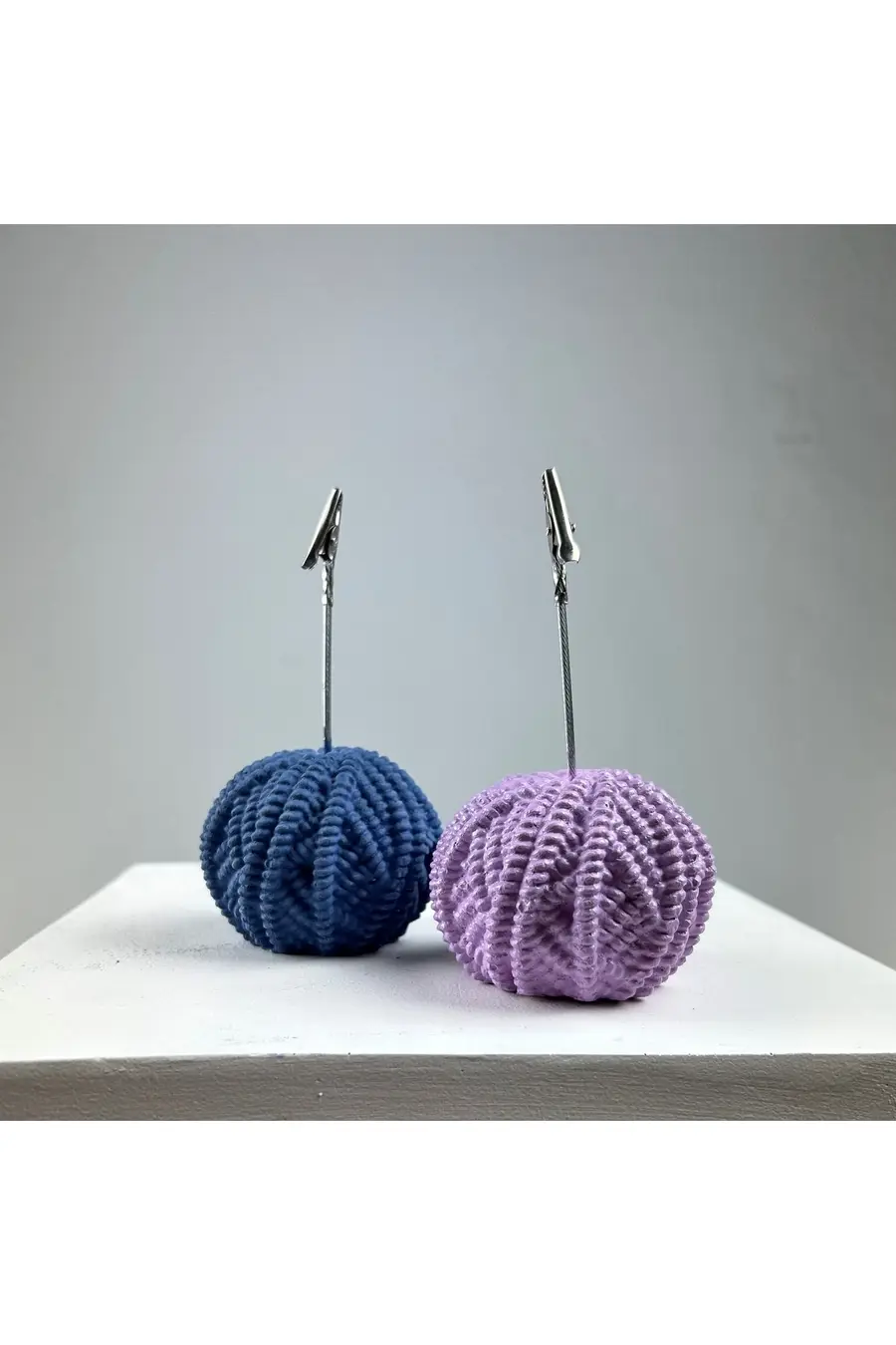 Yumak Not Tutucu 2'li Set ( Lila - Gri Mavi ) - 1. görsel