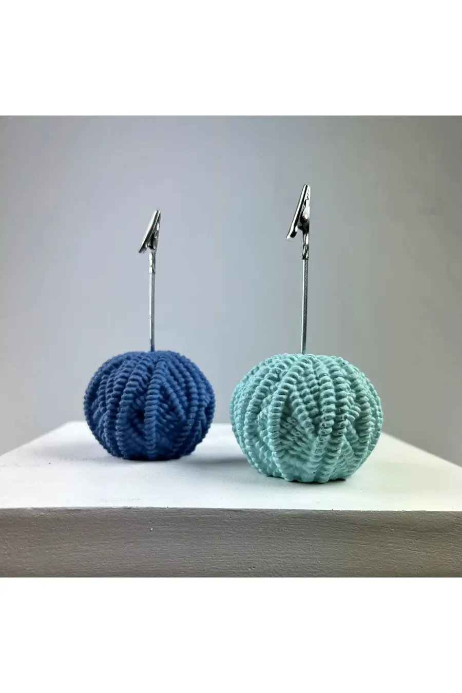 Yumak Not Tutucu 2'li Set ( Nane - Gri Mavi ) - 1. görsel