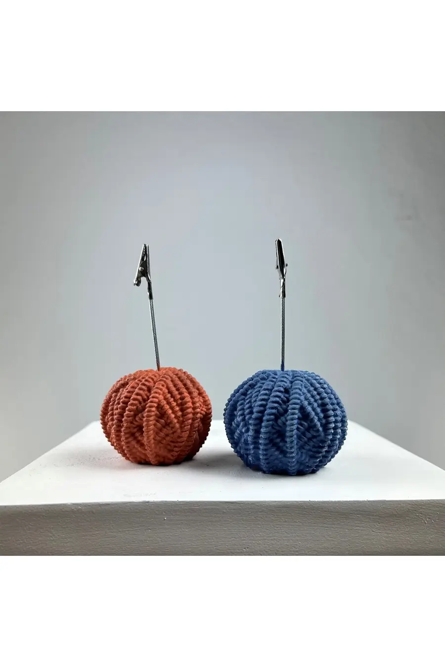 Yumak Not Tutucu 2'li Set ( Terracota - Gri Mavi ) - 1. görsel