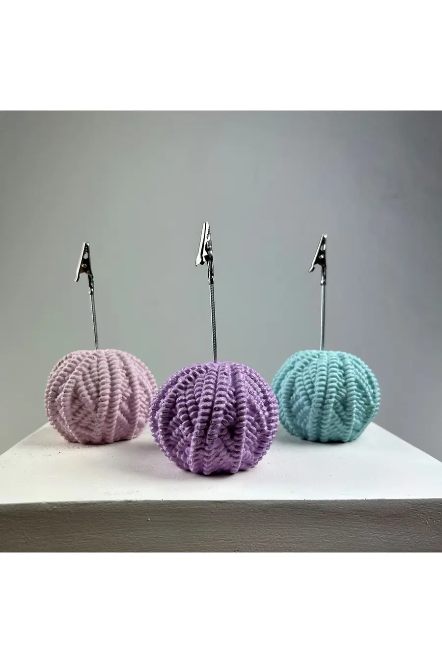 Yumak Not Tutucu 3'lü Set ( Lila - Nane - Pembe ) - 1. görsel