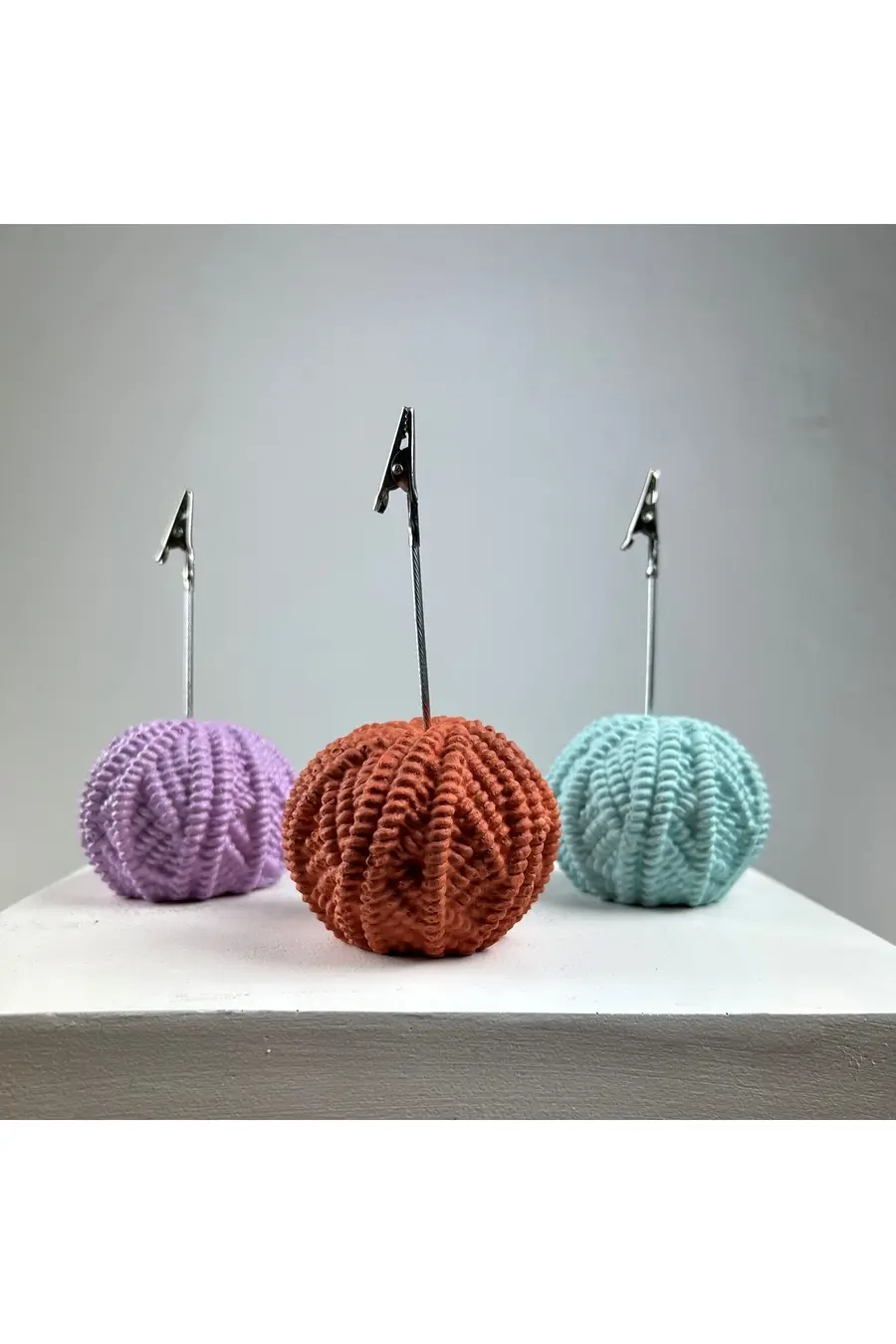 Yumak Not Tutucu 3'lü Set ( Lila - Terracota- Nane ) - 1. görsel